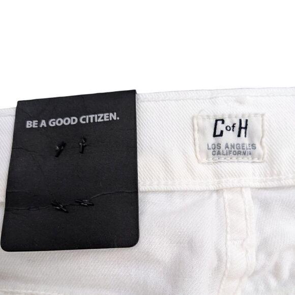 Citizens of Humanity Santorini White Avedon Ultra Skinny Low Rise Jean Sz 25 NWT - Picture 8 of 9